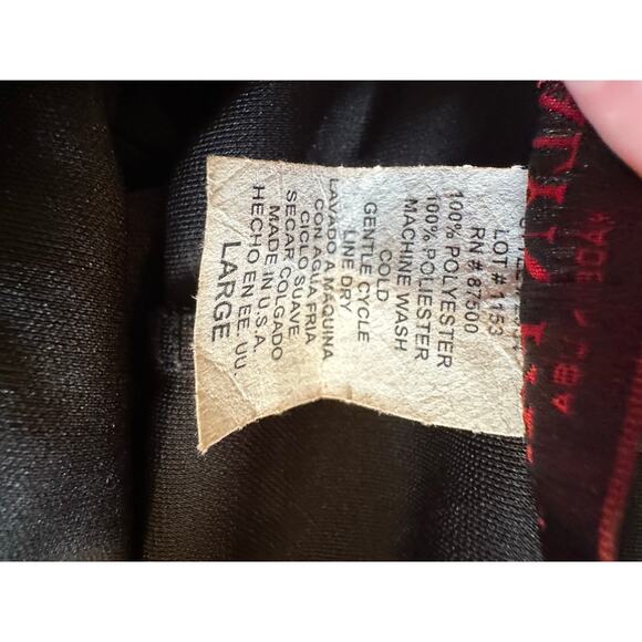 Vtg Y2k Women Tank Top Dress Large Black Fairy Whimsygoth Goth Asymmetrical Hem - Picture 4 of 5